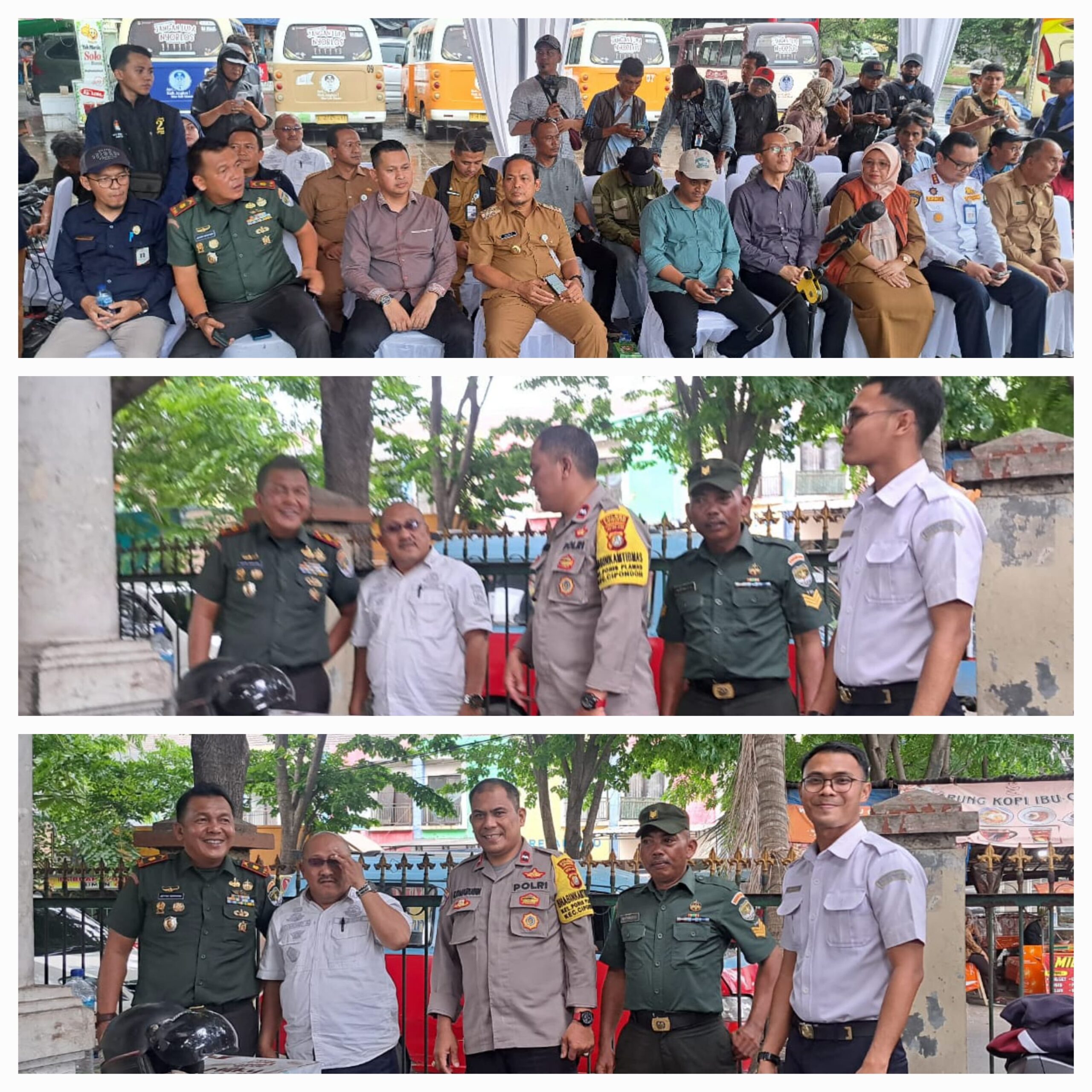 Polsek Cipondoh Amankan Sosialisasi Pilkada Serentak 2024 Di Terminal Poris Plawad