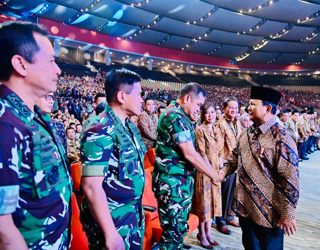 Kasad TNI Hadiri Rakornas Tahun 2024, Perkuat Sinergi Nasional