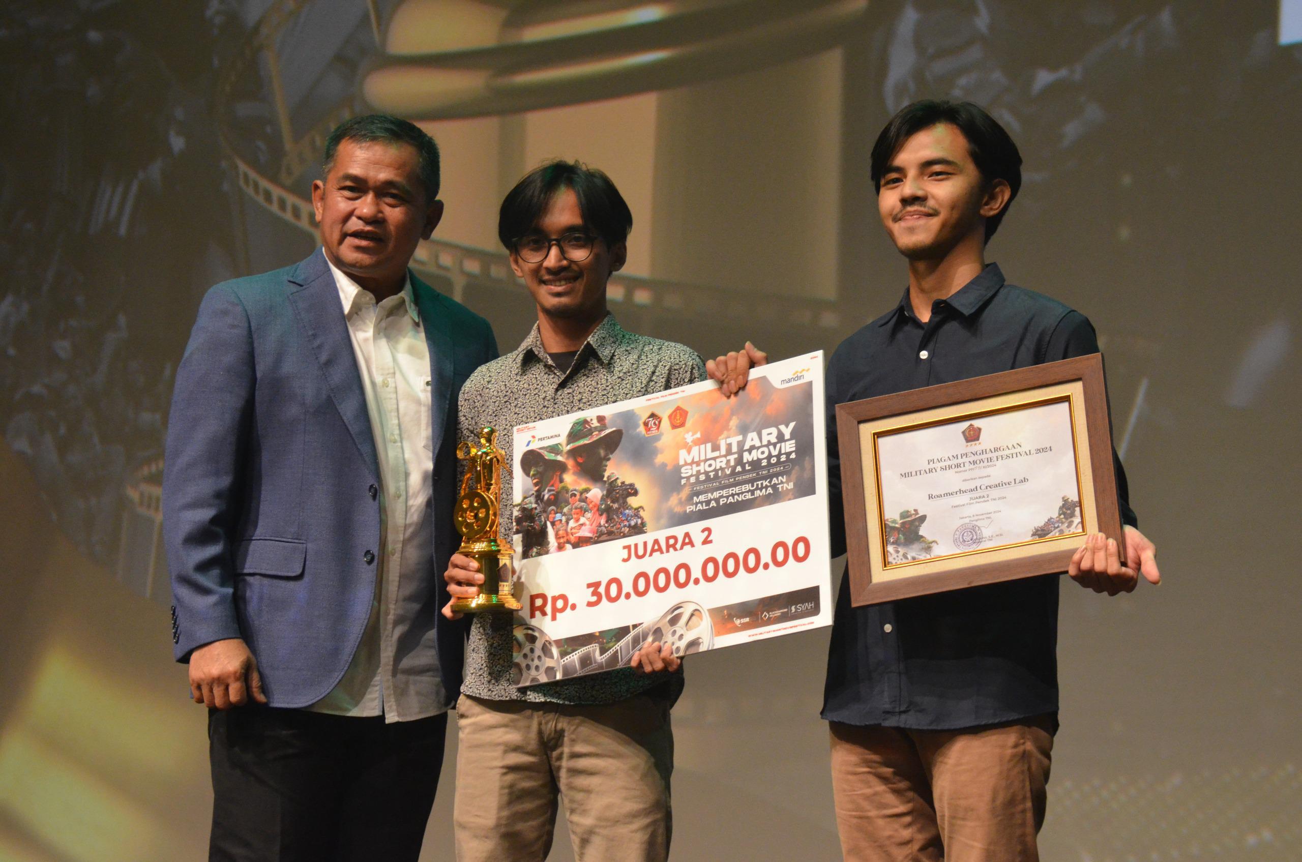 Kasad Hadiri Malam Penganugerahan Military Short Movie 2024