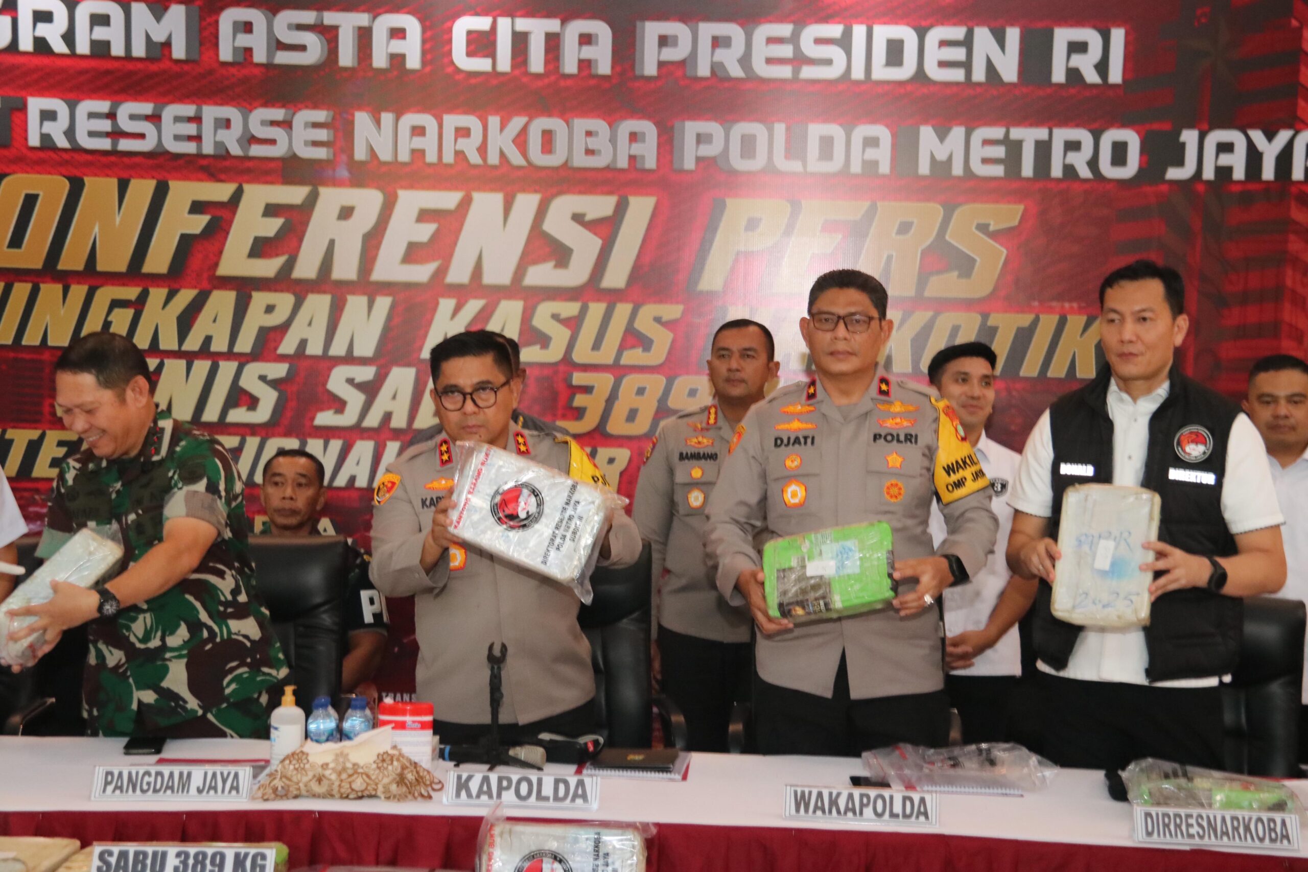 Polda Metro Jaya Ungkap Sabu 389 Kilogram Dari Jaringan Afghanistan