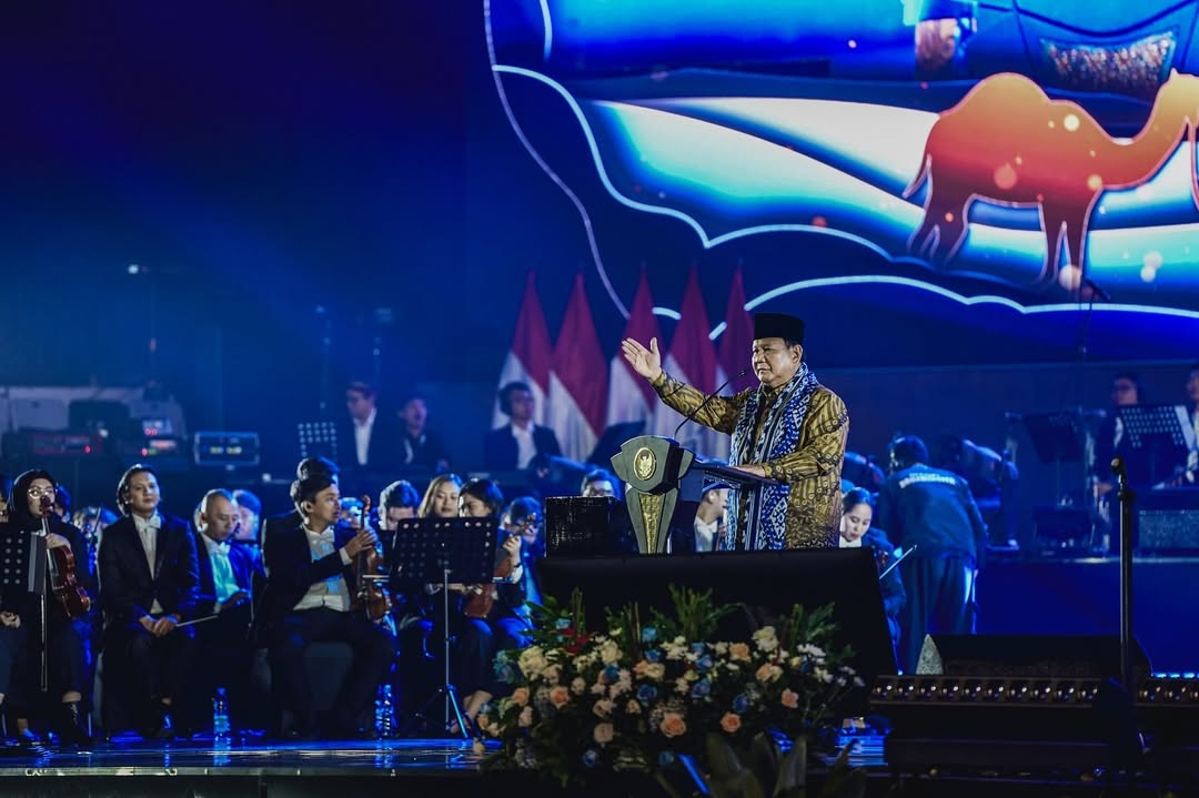 Hadiri Perayaan Natal Nasional, Presiden Prabowo Sampaikan Terima Kasih ke Kapolri Dan Panglima TNI