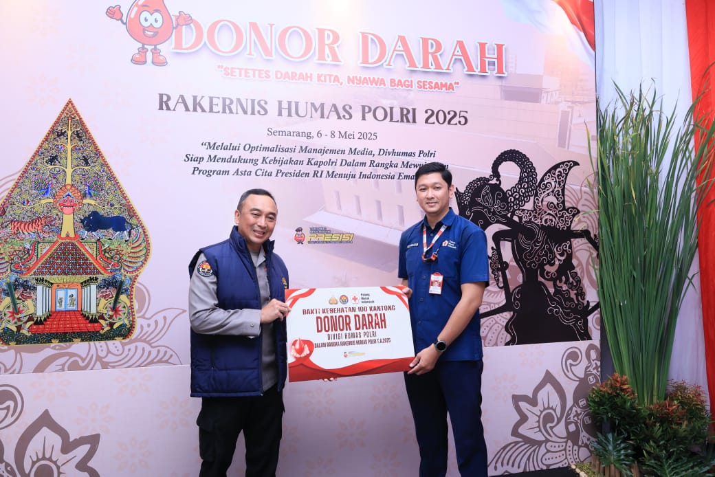 Rakernis Humas Polri 2025 Dibuka dengan Bakti Sosial dan Bakti Kesehatan di Akpol Semarang