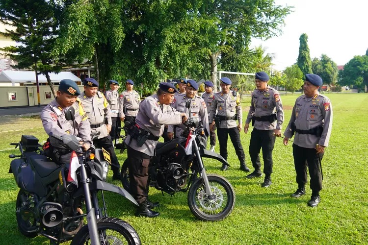 Cek Material Logistik Dan Personel, Brimob Polda Metro Siap Kawal Konfrensi OKI