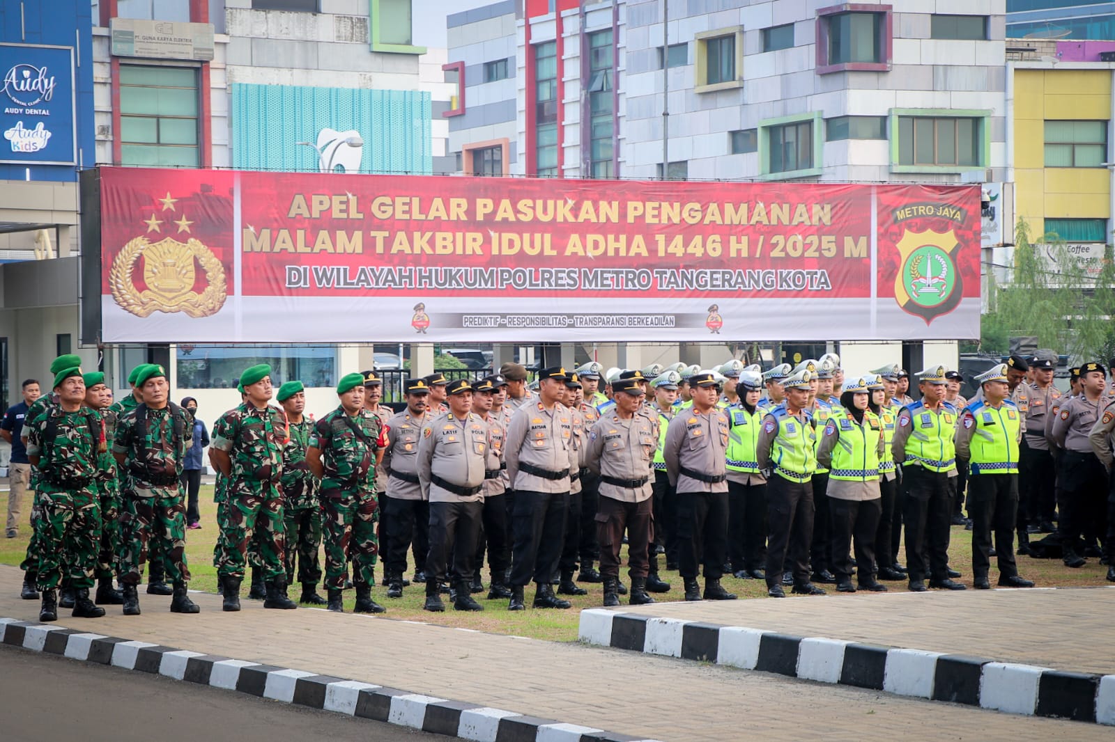 Kerahkan 314 Personil Gabungan, Polres Metro Tangerang Kota Siap Amankan Idul Adha 2025