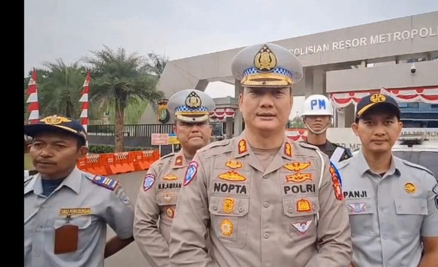 Satlantas Polres Metro Tangerang Kota Canangkan 5 Ruas Jalan Arteri Sebagai Kawasan Bebas Macet