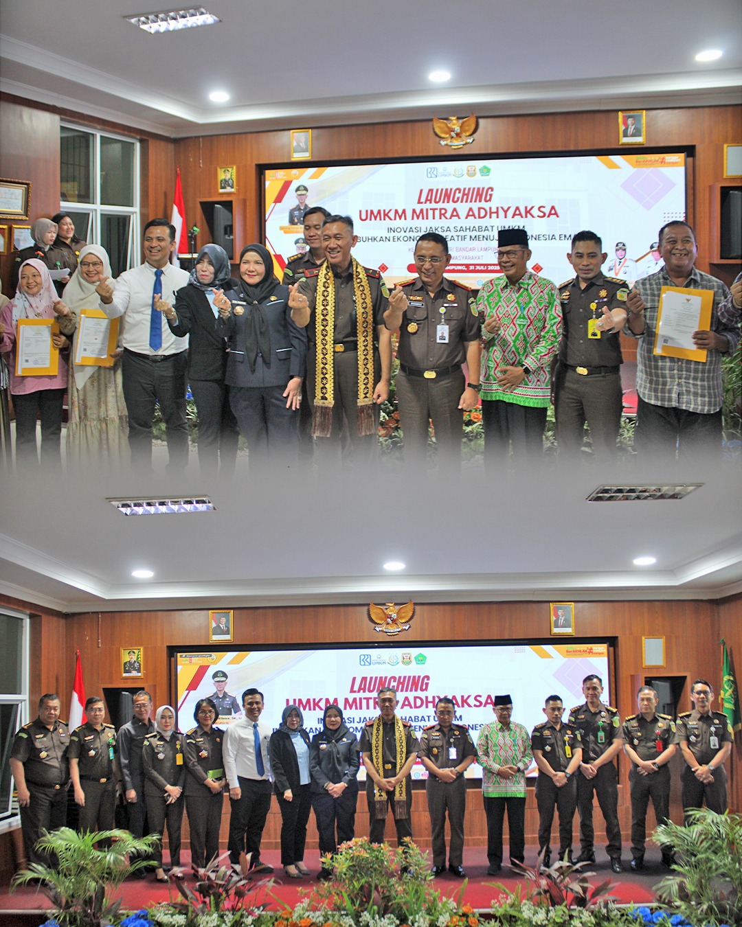 Kejari Bandar Lampung Launching UMKM Mitra Adhyaksa Bertajuk “Inovasi Jaksa Sahabat UMKM Dan Pendampingan Hukum Kepada UMKM