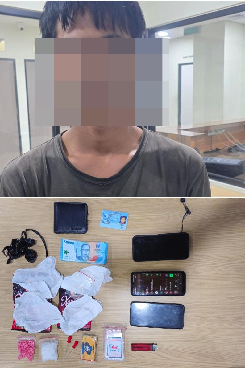 Bawa 44 Gram Sabu Dan 100 Butir Ekstasi, Pria di Tangerang Dibekuk Polisi