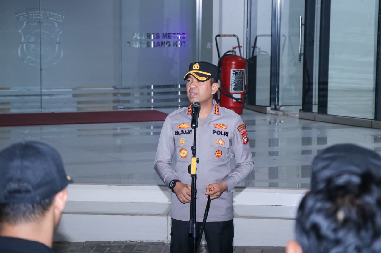 Polres Metro Tangerang Kota laksanakan Patroli Gabungan Guna Mengamankan Wilayah