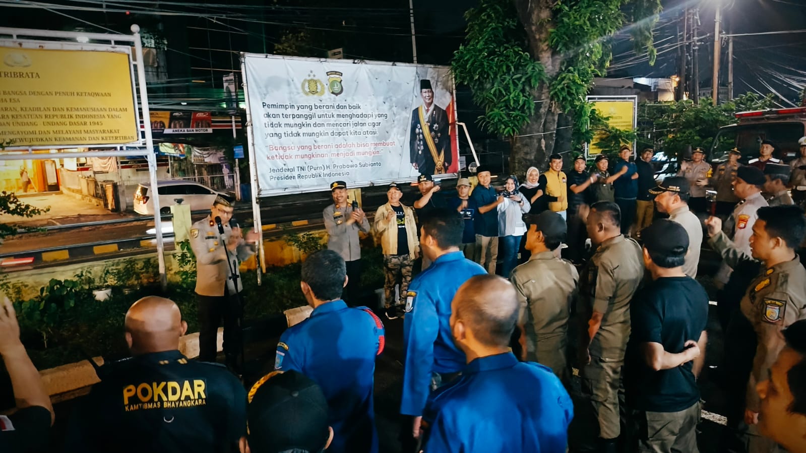 Polsek Ciputat Timur Gelar Patroli Gabungan Skala Besar, Wilayah Kondusif