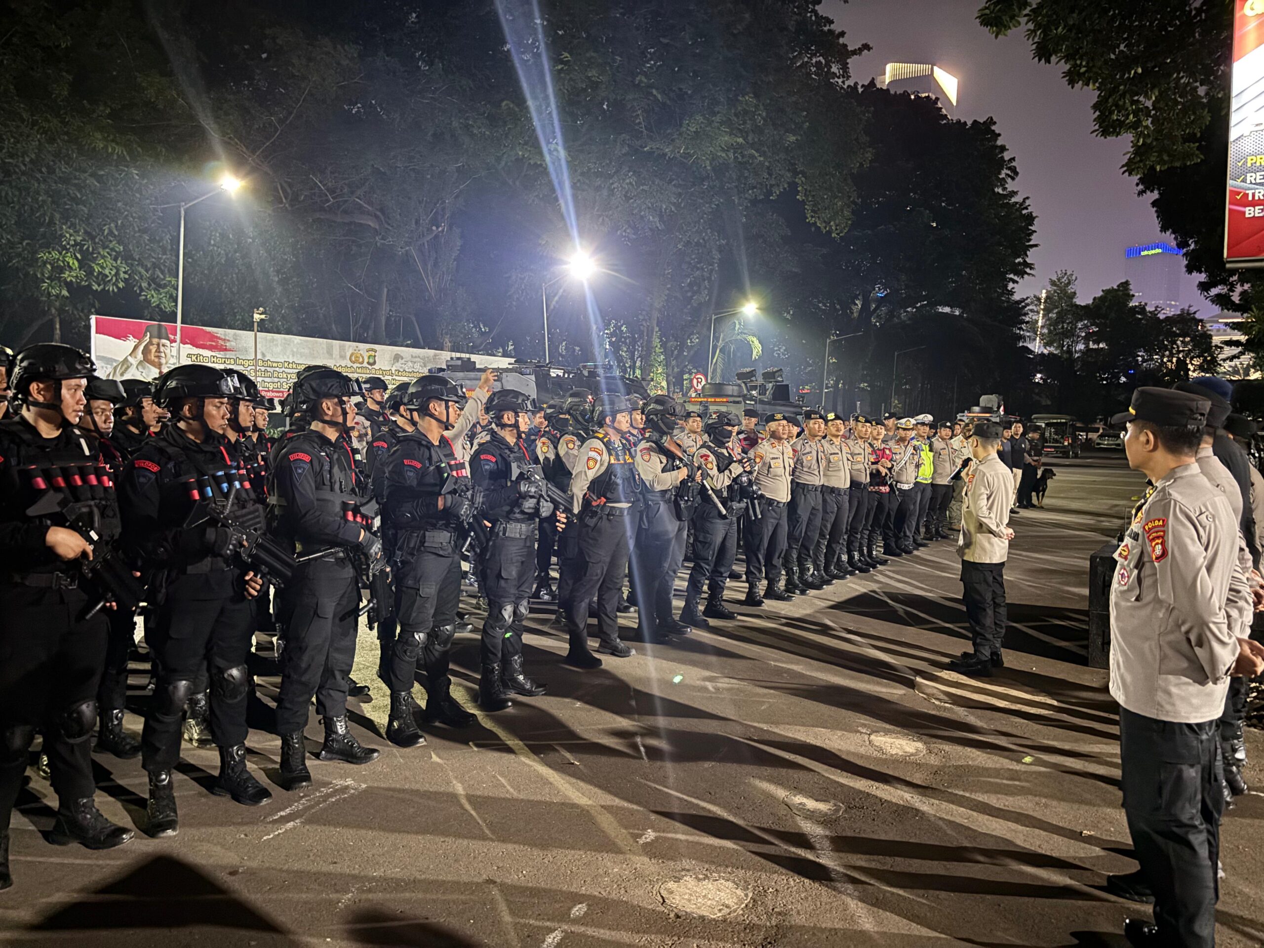 Patroli Skala Besar Digelar Di Jakarta Malam Ini, 147 Personel Dikerahkan