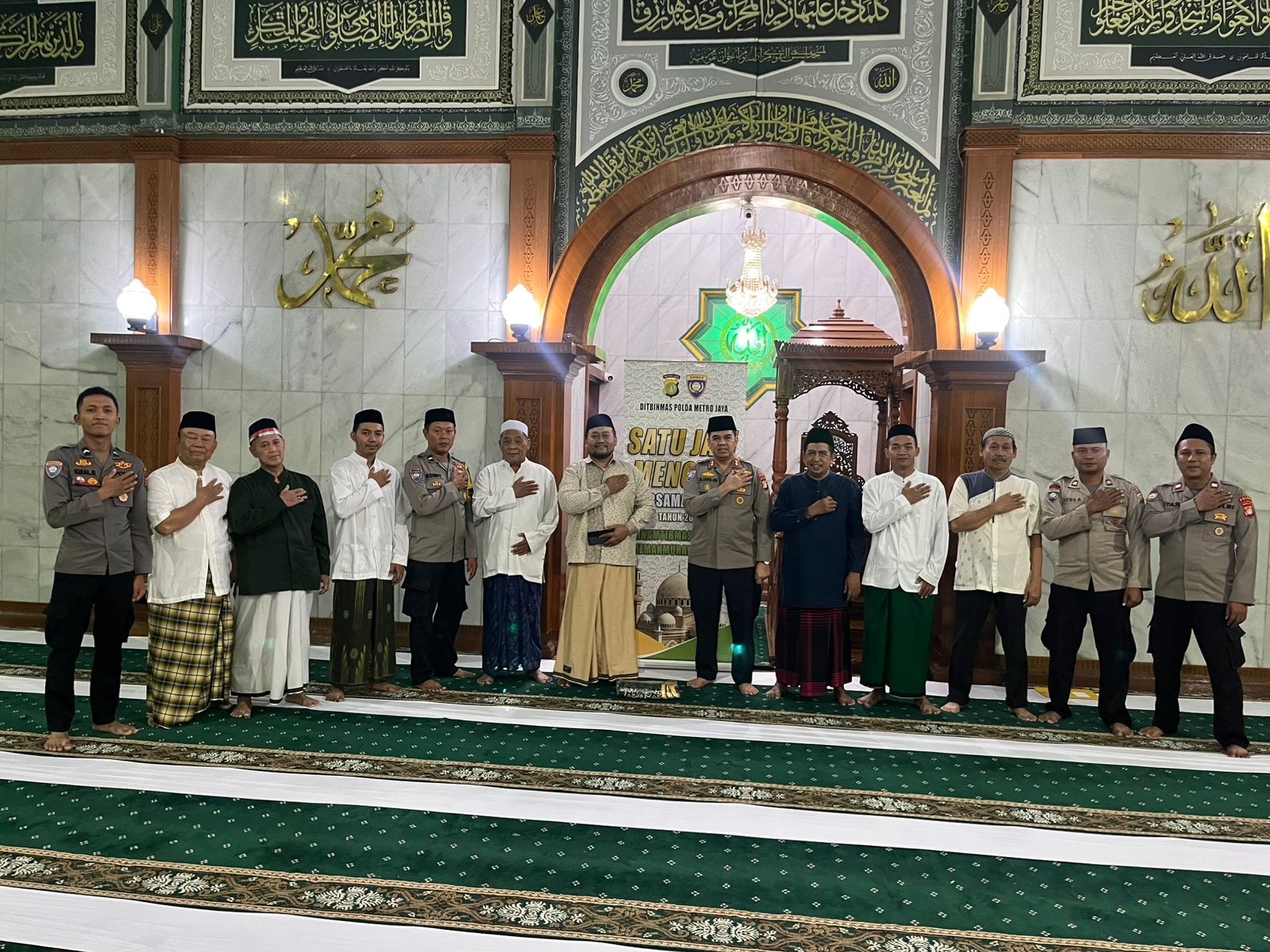 Polda Metro Jaya Gelar Program Satu Jam Mengaji Bersama Polisi di Jagakarsa, Ajak Warga Jaga Jakarta
