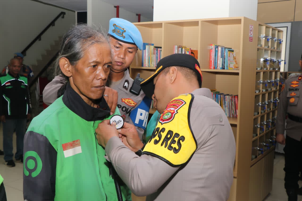 Pelantikan dan Pengukuhan Pengurus Ojek Online Di wilayah hukum Polres Metro Tangerang Kota