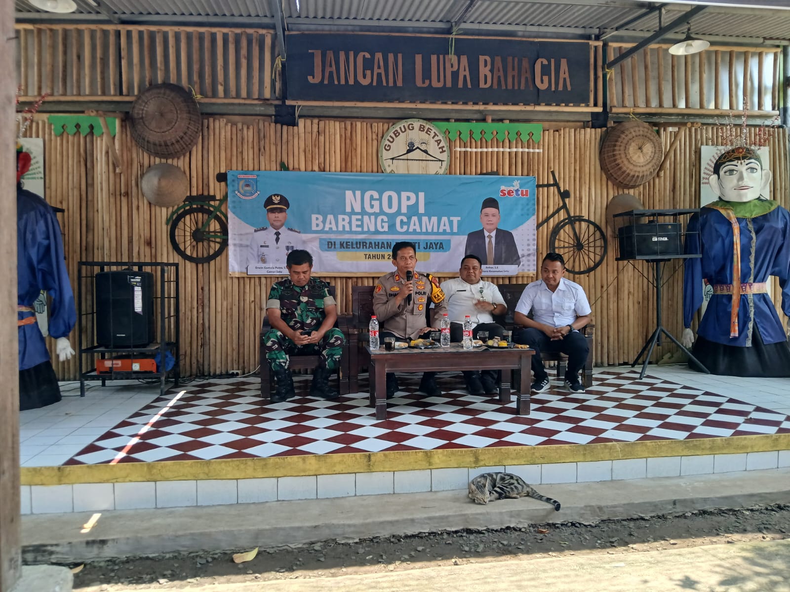 Polsek Cisauk Giat Cooling System Menjaga Keamanan Kenyamanan Masyarakat  