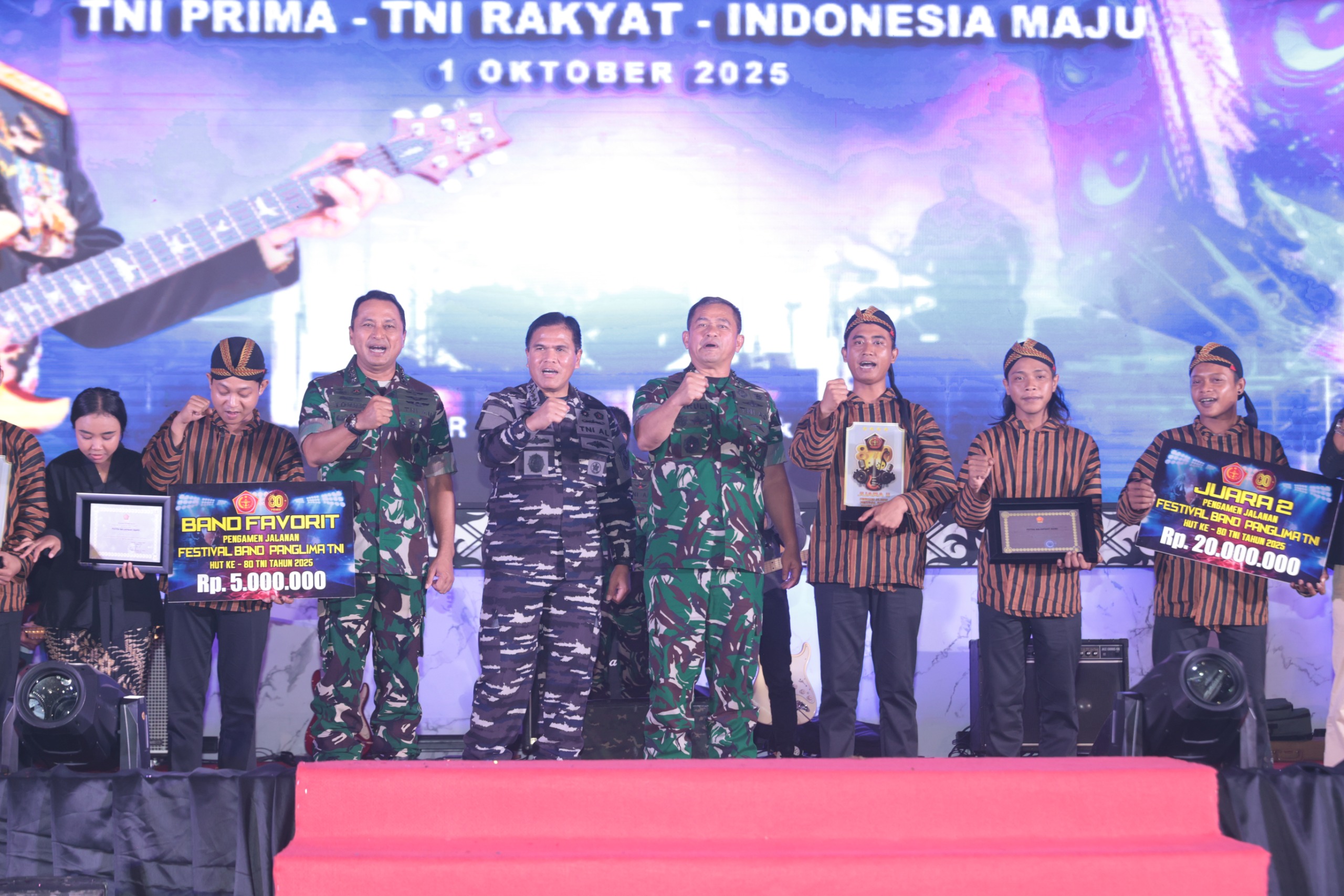 Kasad Hadiri Battle of The Band Festival, Ajang Kebersamaan TNI dan Pegiat Musik