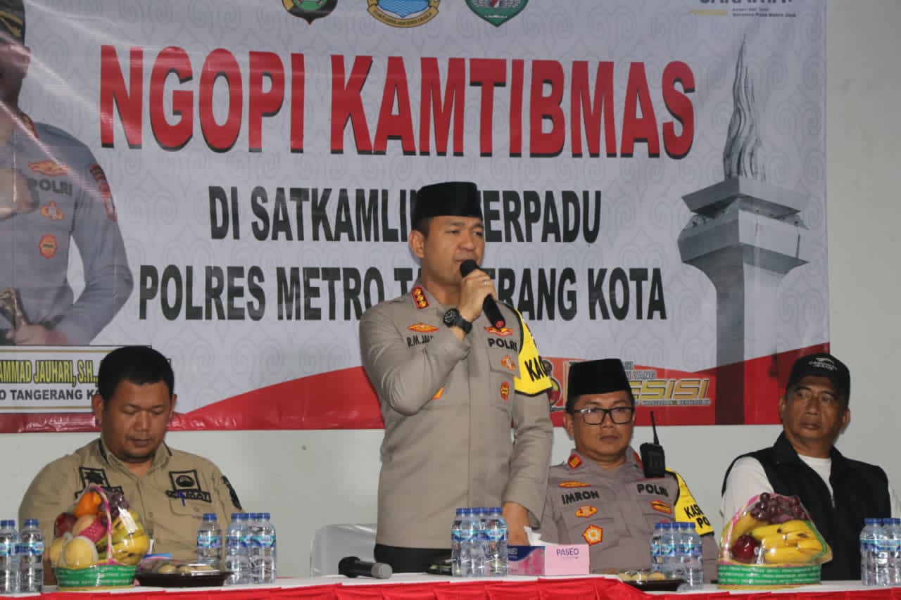 Kapolres Ajak Warga Neglasari Bersinergi Cegah Tawuran Dan Narkoba