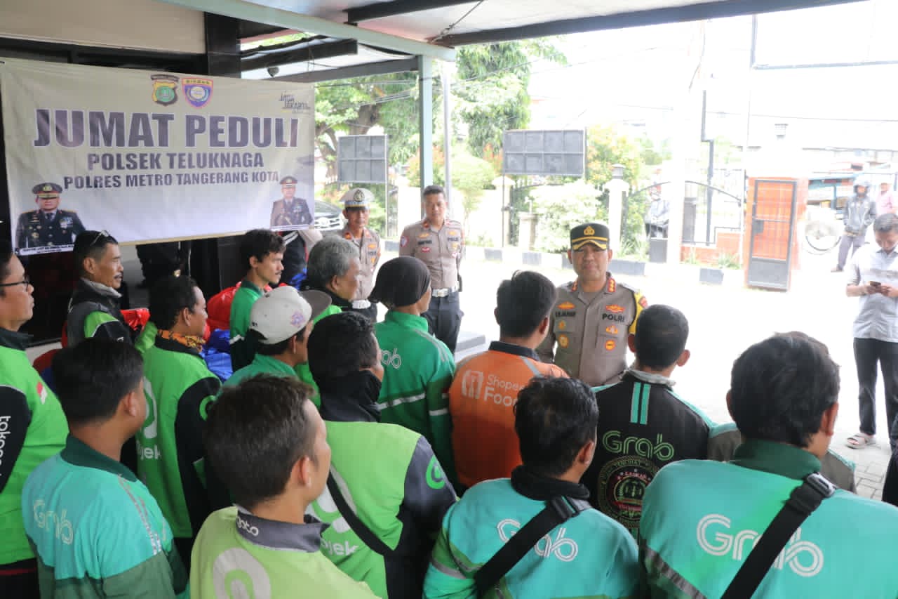 Kapolres Ajak Komunitas Ojol Jadi Mitra Kamtibmas Di Teluknaga