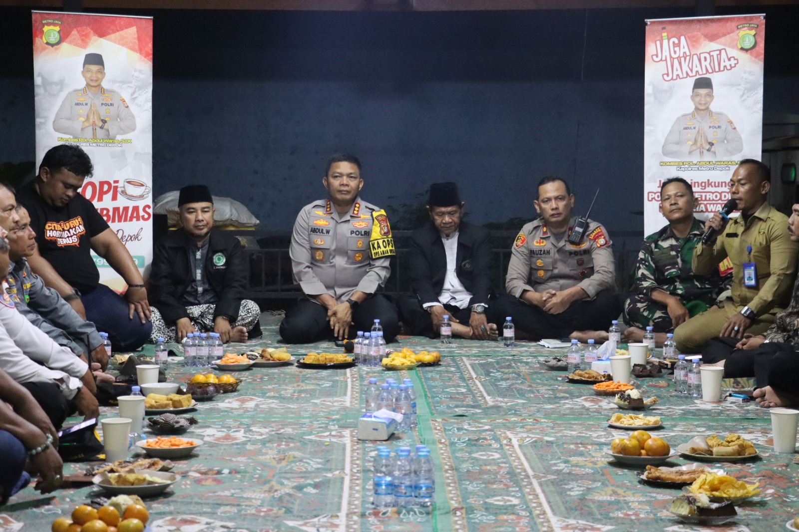 Kapolres Metro Depok Gandeng Tokoh Masyarakat Bahas Kamtibmas