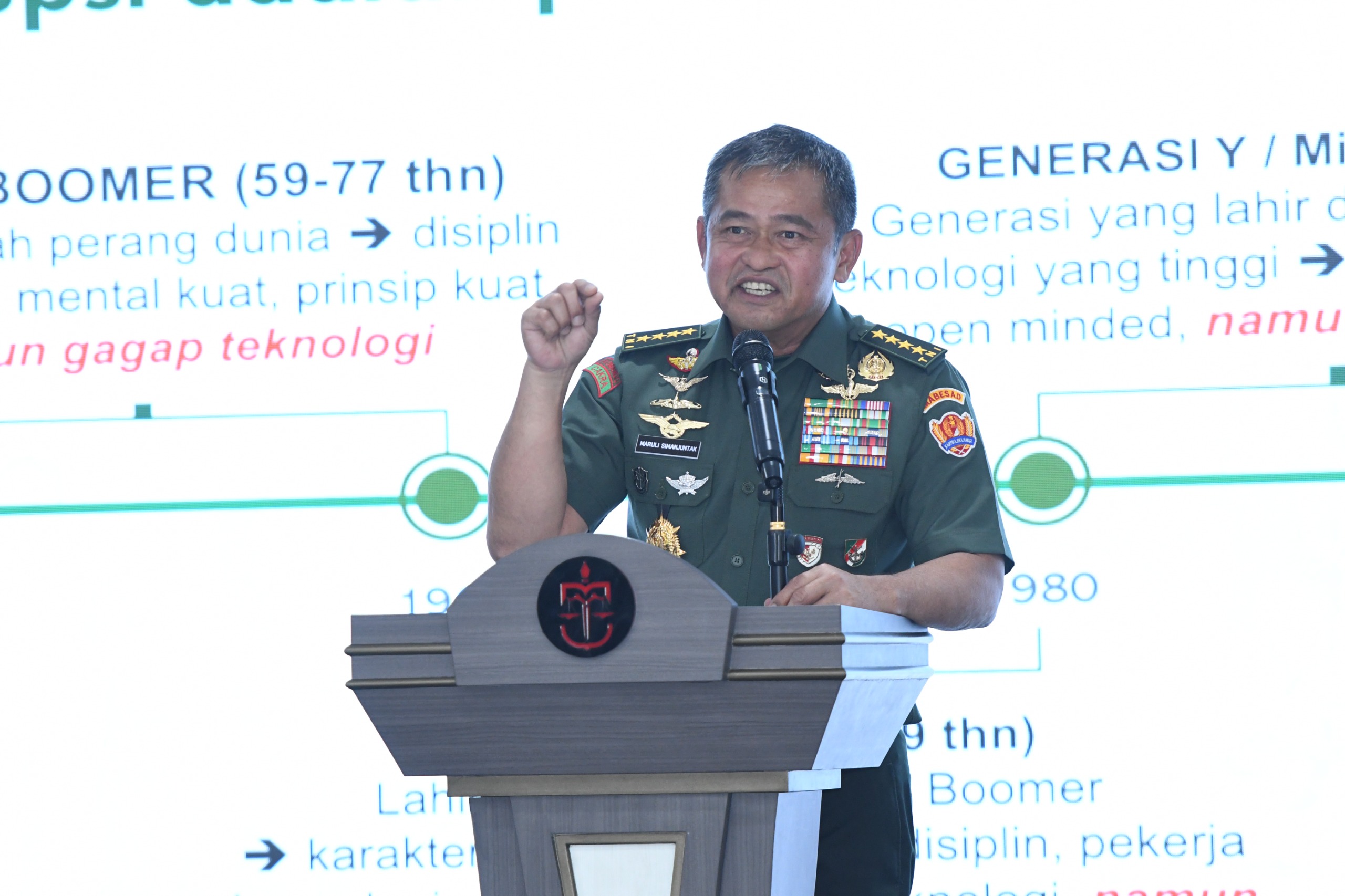 Kasad: Mahasiswa Punya Peran Besar Dalam Memperkuat Karakter Bangsa