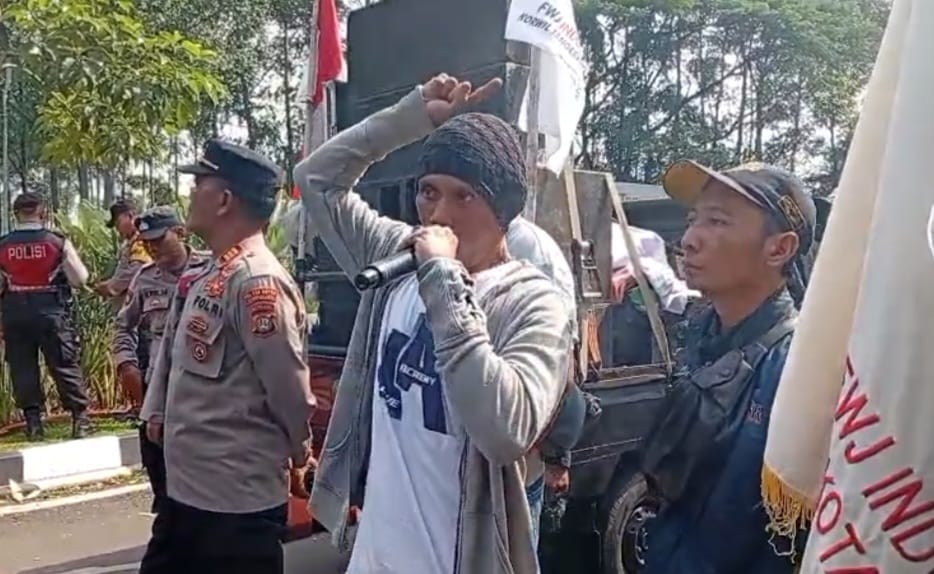 Ini Tuntutan FWJ Indonesia Aksi Demo Di Puspem Kota Tangerang