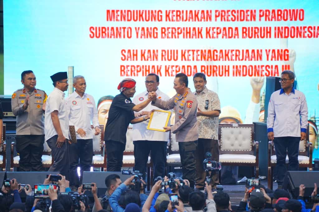 Dukung Program Pemerintah, Kapolri: Buruh dan Polri Bersinergi Jaga Stabilitas Kamtibmas