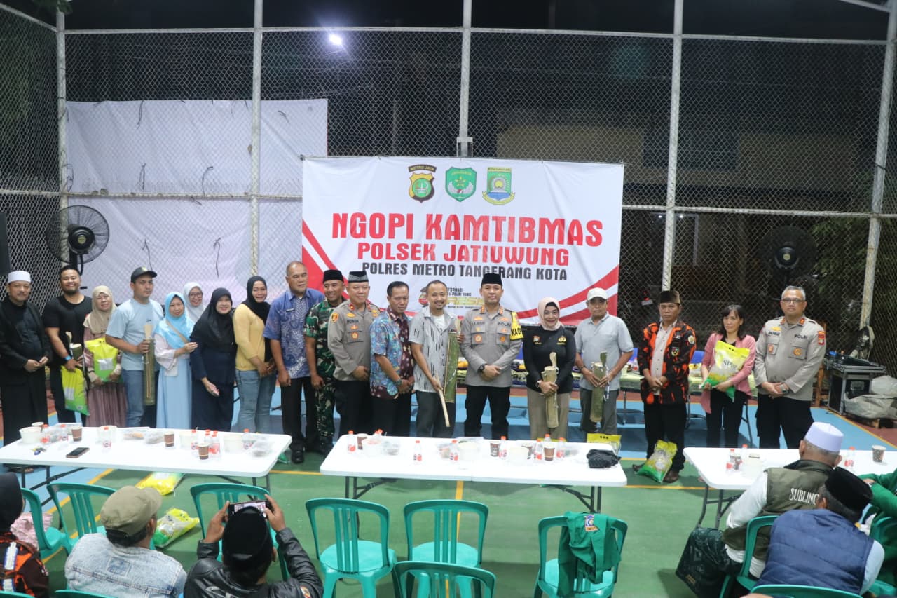 Polres Metro Tangerang Kota Bangun Sinergi Lewat Ngopi Kamtibmas di Grand Duta