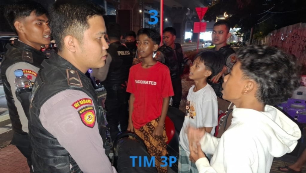 Patroli Perintis Presisi Polda Metro Jaya Bubarkan Tawuran di Tangsel, 7 Remaja Diamankan