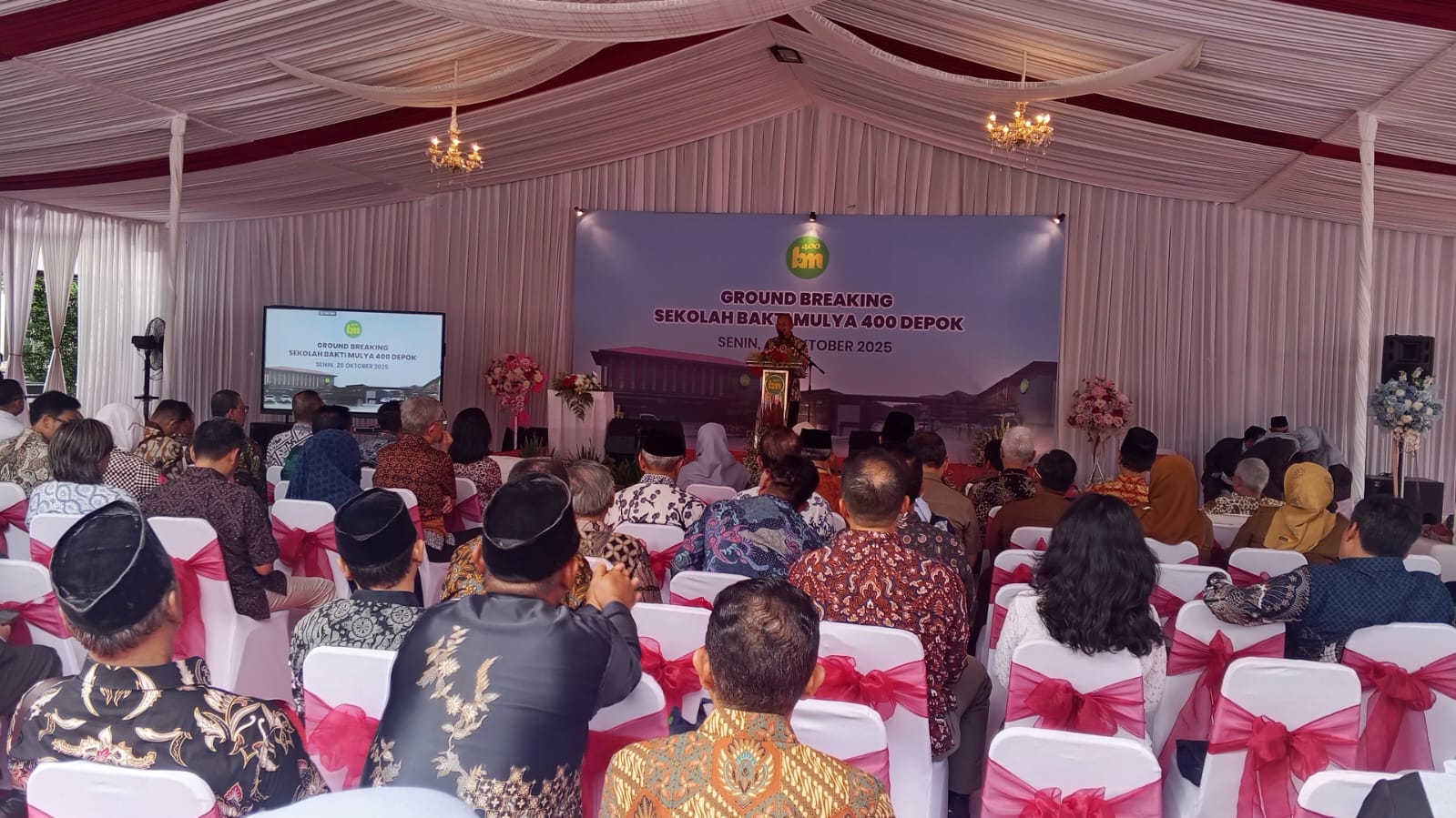 Ground Breaking Sekolah Bakti Mulya 400 Depok, Wujud Komitmen Peningkatan Mutu Pendidikan