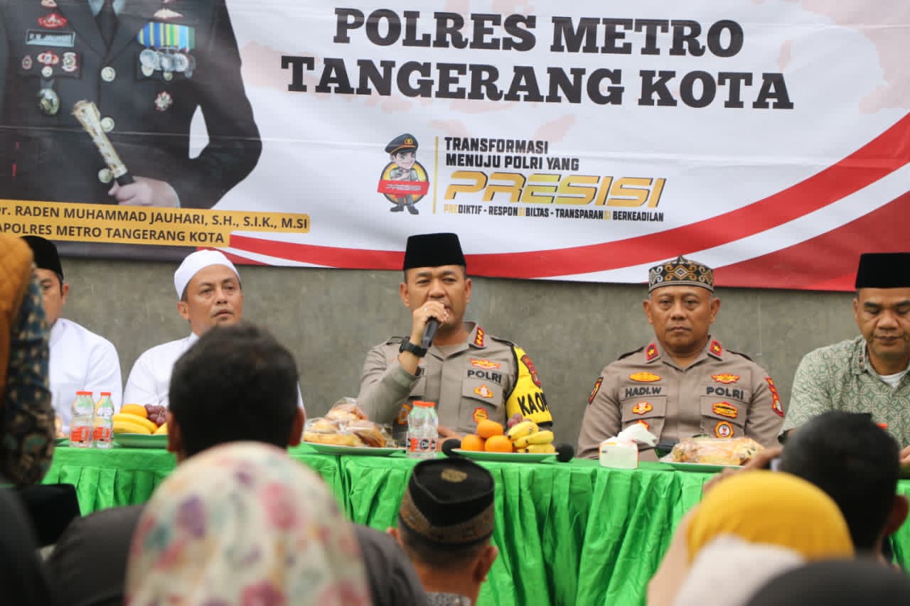 Jaga Jakarta , Kapolres Metro Tangerang Kota Gelar Ngopi Kamtibmas Bersama Warga Karawaci