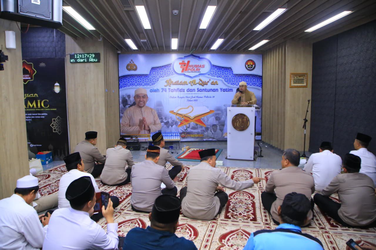 Jelang Hari Jadi ke-74, Divhumas Polri Gelar Khataman Al-Qur’an