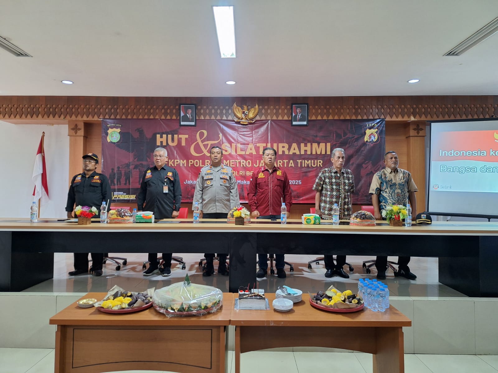 Kapolsek Makasar Hadiri HUT dan Silaturahmi FKPM Polres Metro Jakarta Timur