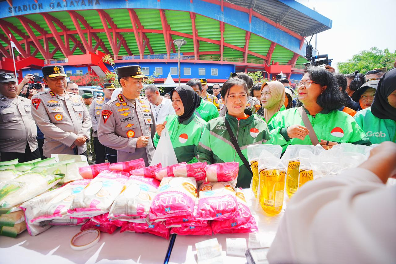Pimpin Apel Ojol di Jatim, Kapolri Pastikan Komitmen Bermitra Jaga Kamtibmas Kondusif