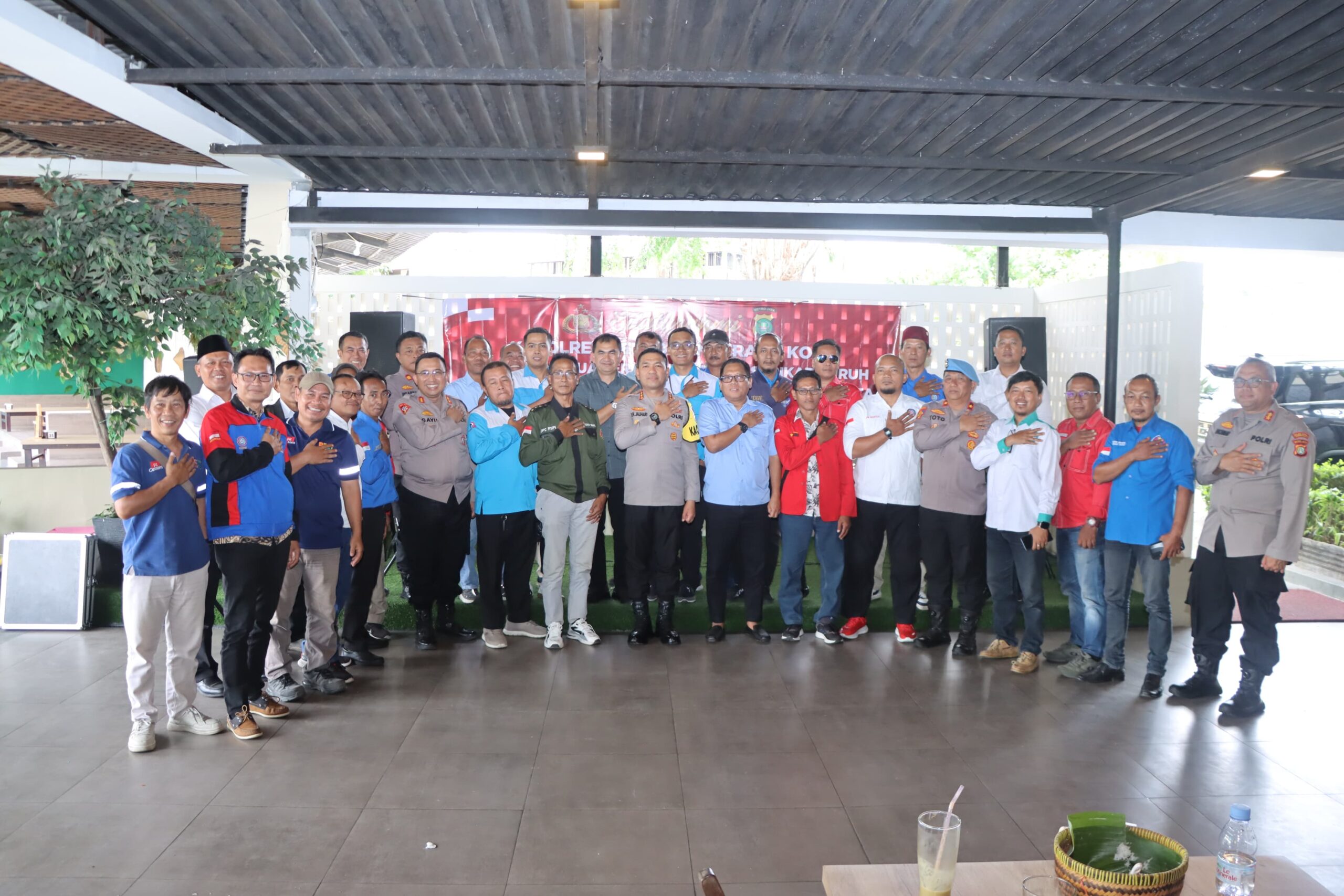 Kapolres Metro Tangerang Kota Silaturahmi Dengan Elemen Serikat Buruh, Wujud Sinergi Jaga Kondusivitas Daerah