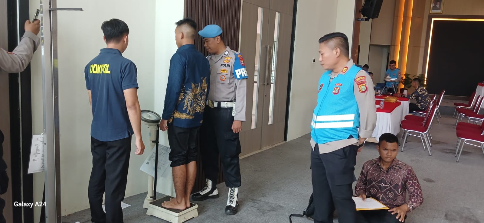 Seleksi Awal Rekrutmen Penerimaan Bintara Brimob: Polres Metro Tangerang Kota