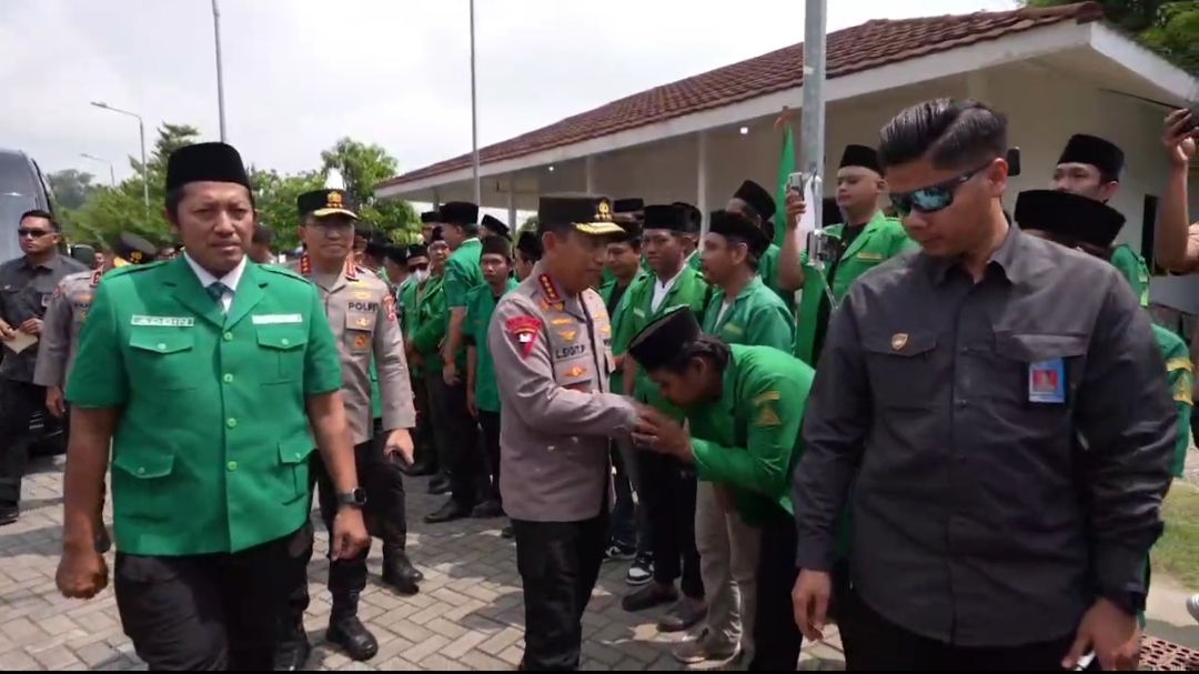 Kapolri Pimpin Apel Kebangsaan, Lepas Ribuan Kader Banser Amankan Nataru