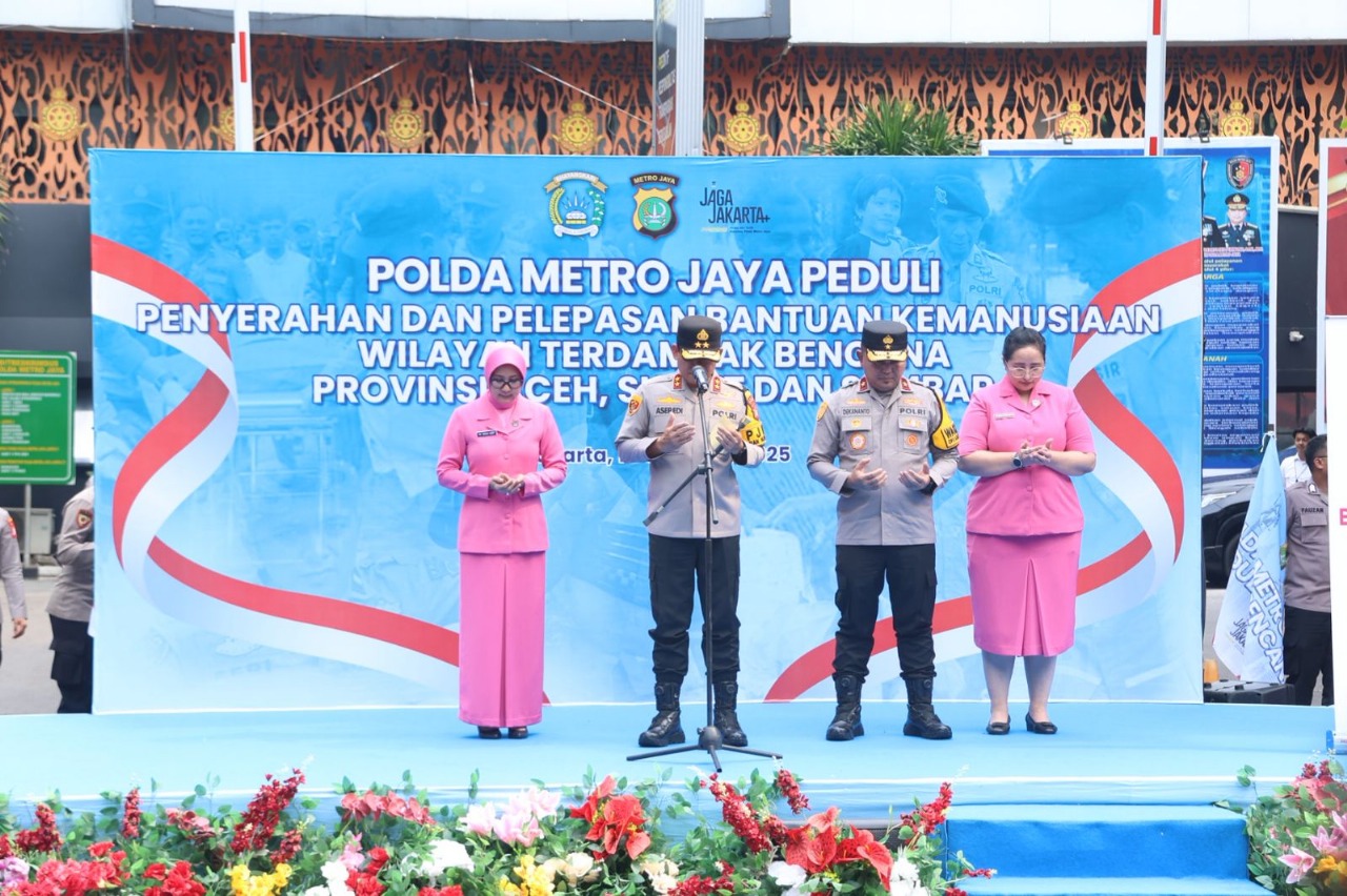 Polda Metro Jaya Kirim Bantuan Kemanusiaan ke Aceh, Sumut, dan Sumbar