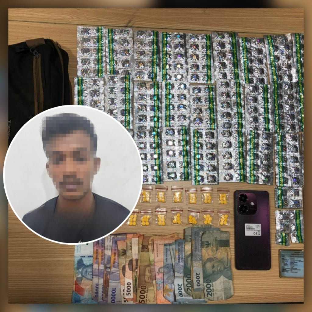 Edarkan Obat Keras, Pemuda Ditangkap Satresnarkoba Polres Metro Tangerang Kota