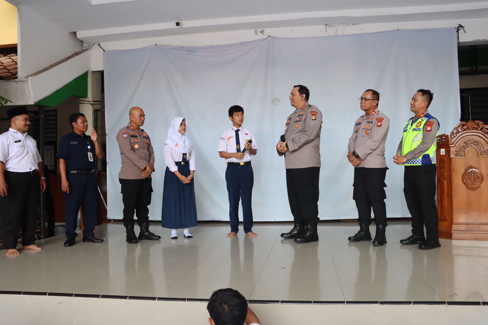 Polisi Ingatkan Siswa SMP 261 soal Bahaya Tawuran, Narkoba, Konten Film Dewasa