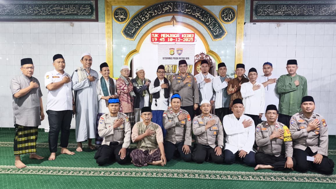 Polda Metro Jaya Tegaskan Komitmen Kamtibmas Lewat Program Satu Jam Mengaji di Johar Baru