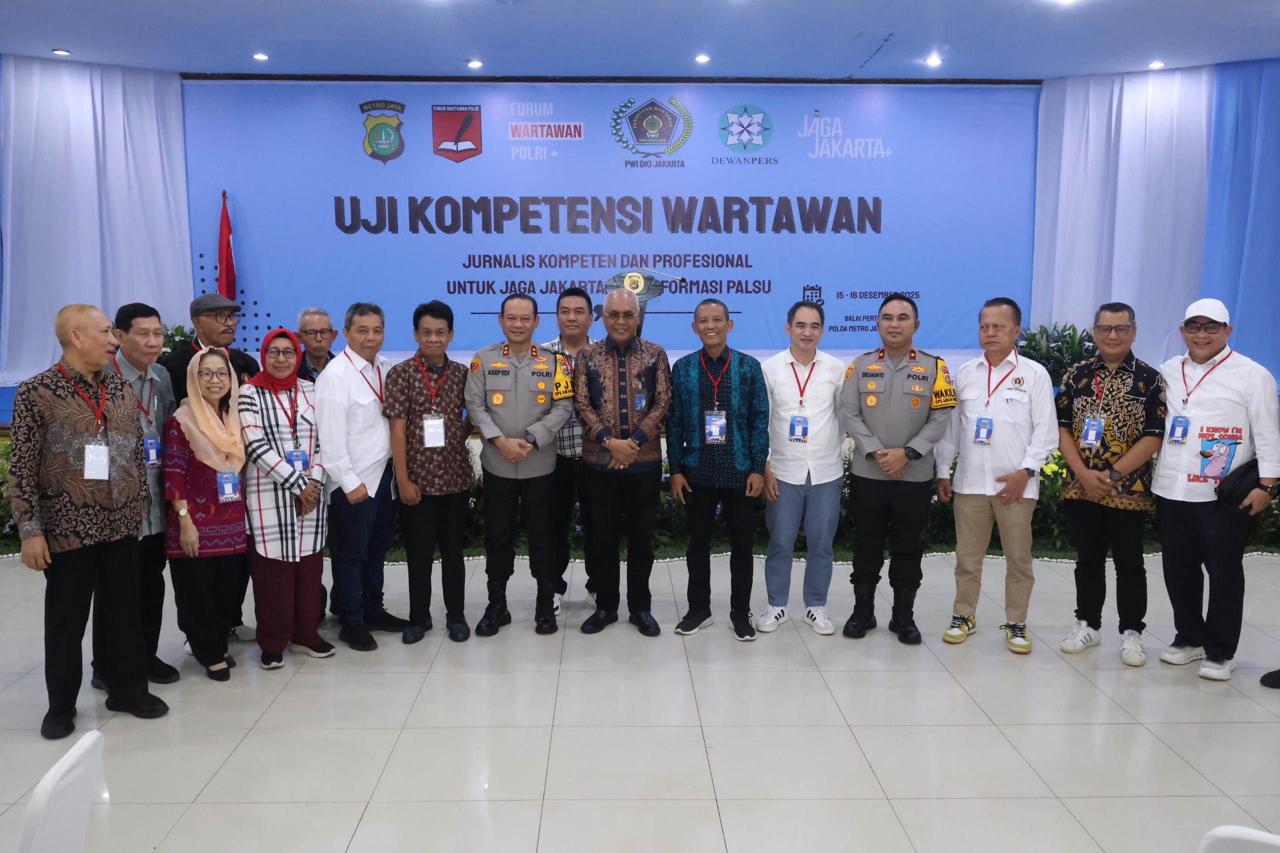 Bersama FWP Polda Metro Jaya Jadi Polda Pelopor Gelar UKW untuk Jaga Jakarta