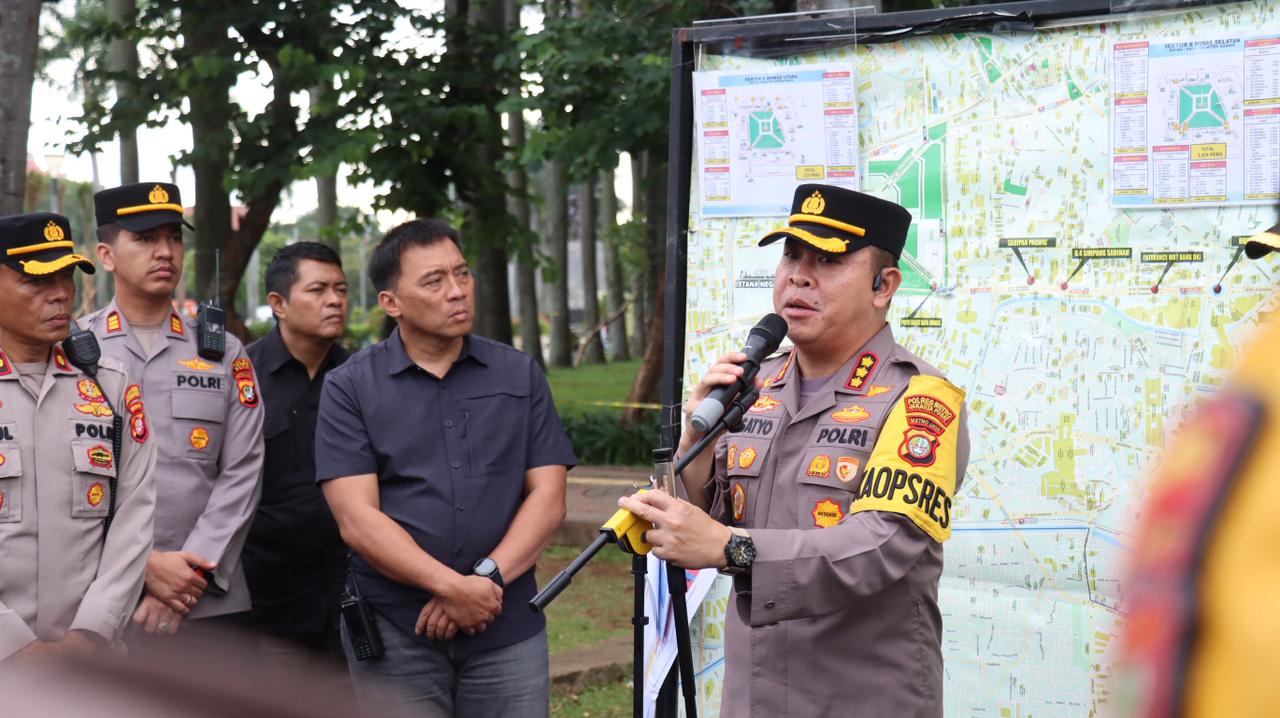 2.154 Personel Dikerahkan Layani Aksi Unjuk Rasa di Silang Selatan Monas
