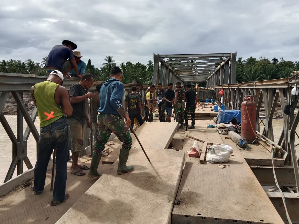 99 Persen Rampung, Jembatan Bailey Teupin Reudep Segera Buka Kembali Akses Antarwilayah