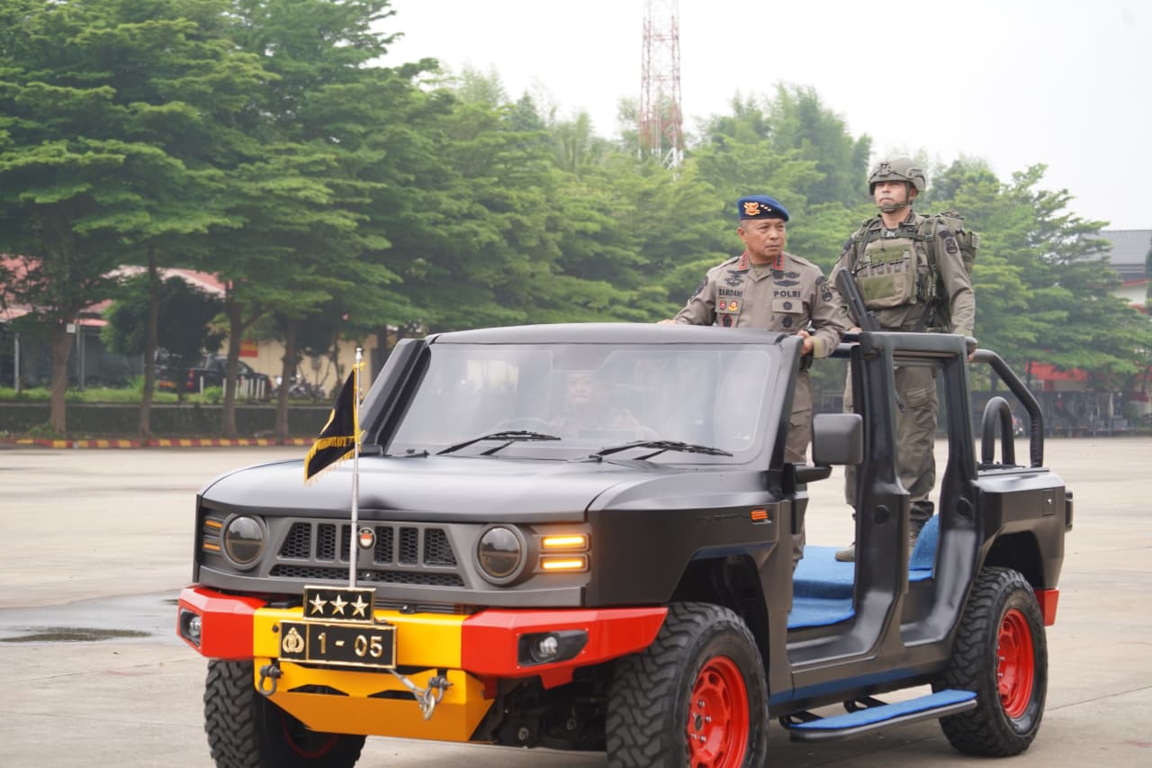 Upacara Pemberangkatan Operasi Damai Cartenz 2026, Dankorbrimob Polri Tegaskan Pendekatan Humanis di Tanah Papua