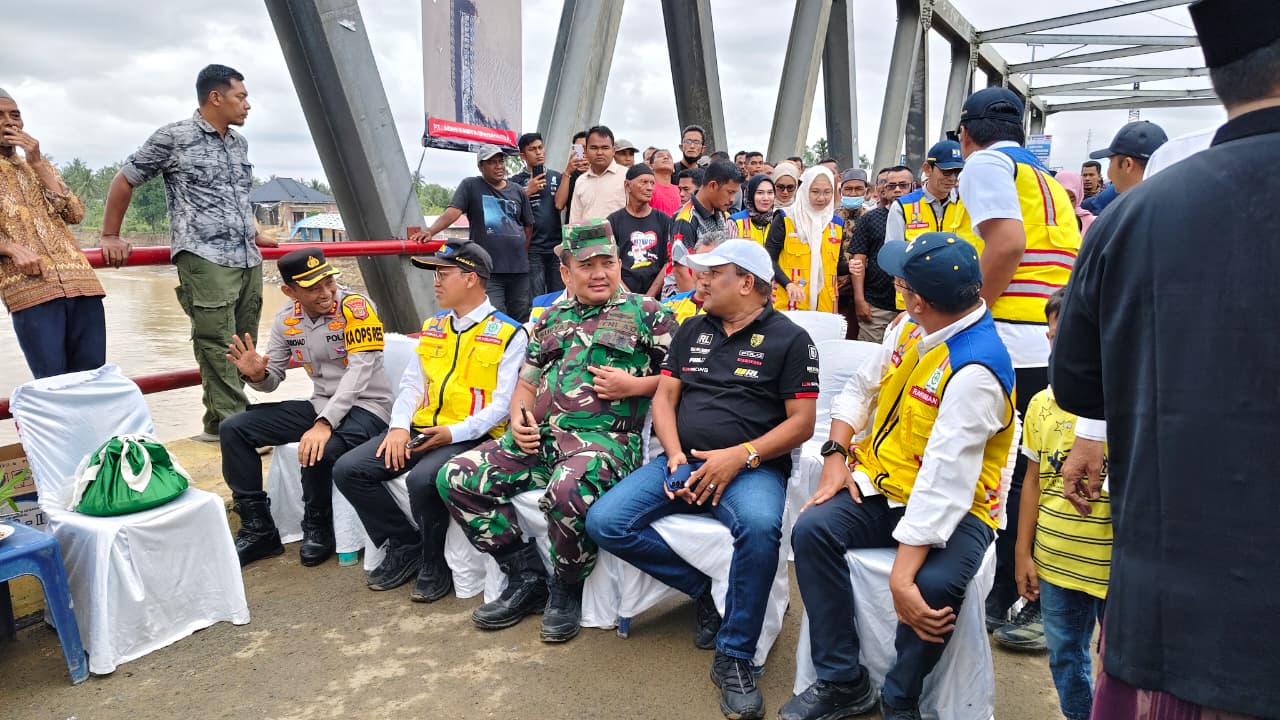 Jembatan Bailey Kutablang Rampung, Jalur Nasional Medan–Banda Aceh Kembali Normal