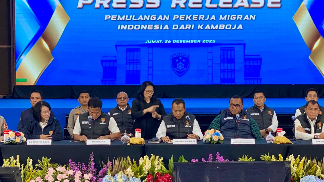 Bareskrim Polri Pulangkan 9 Pekerja Migran Korban TPPO dari Kamboja
