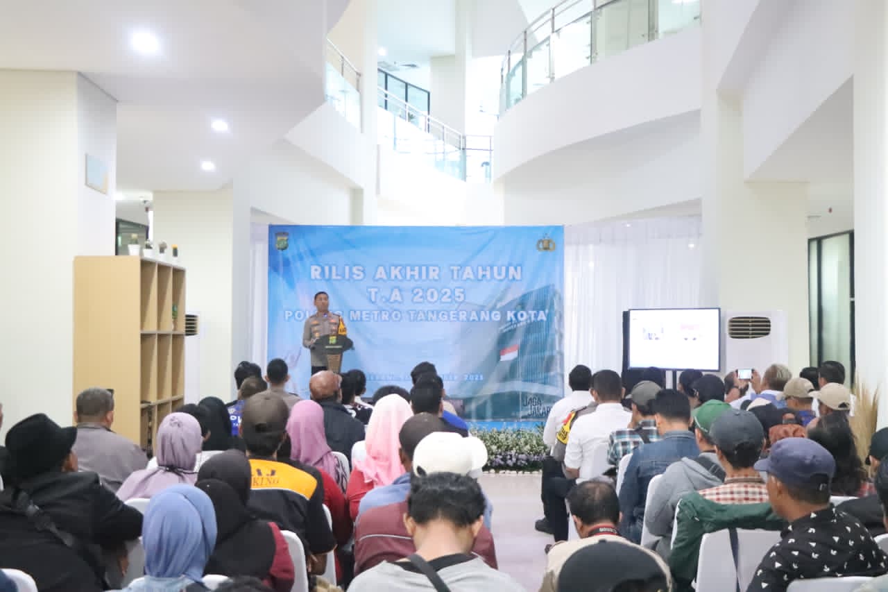 Rilis Evaluasi Pelaksanaan Tugas Polres Metro Tangerang Kota Tahun 2025