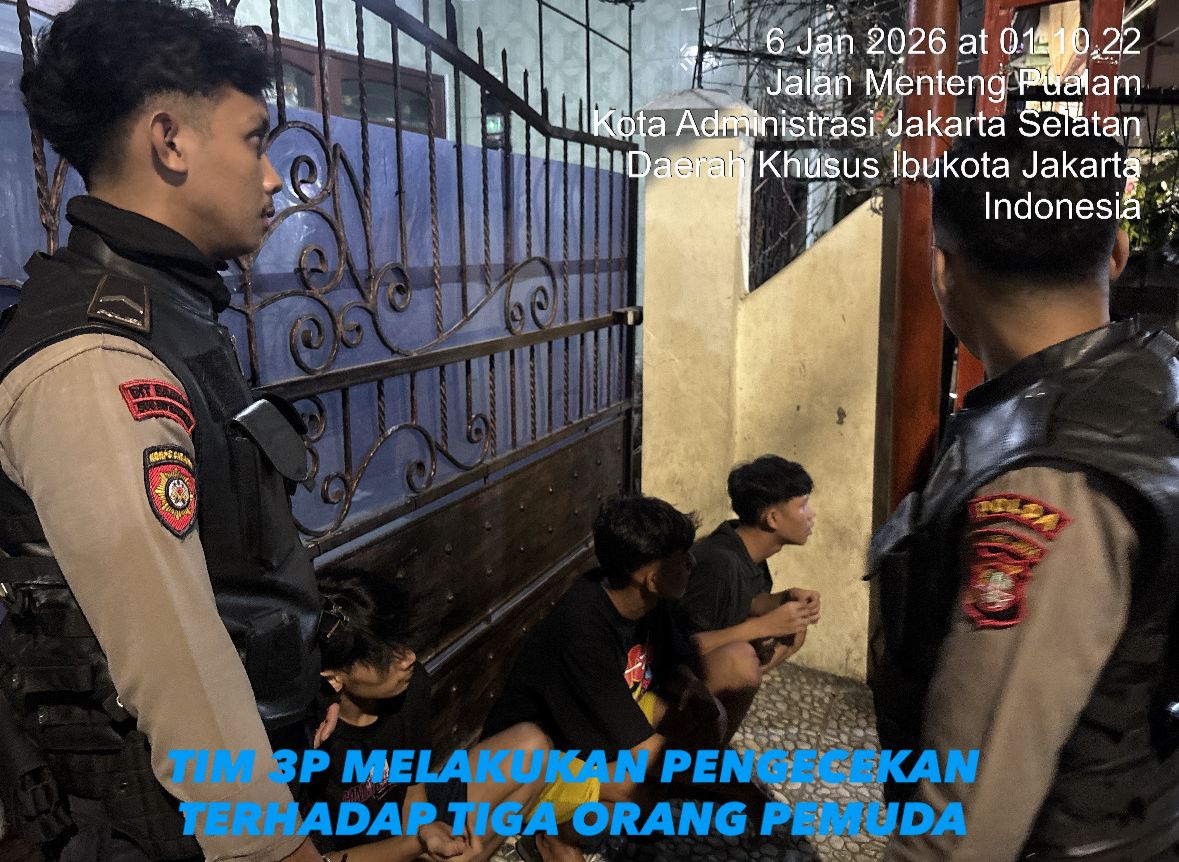 Patroli JAGA JAKARTA Perintis Presisi Polda Metro Jaya Amankan Dua Pelaku Penyalahgunaan Narkotika