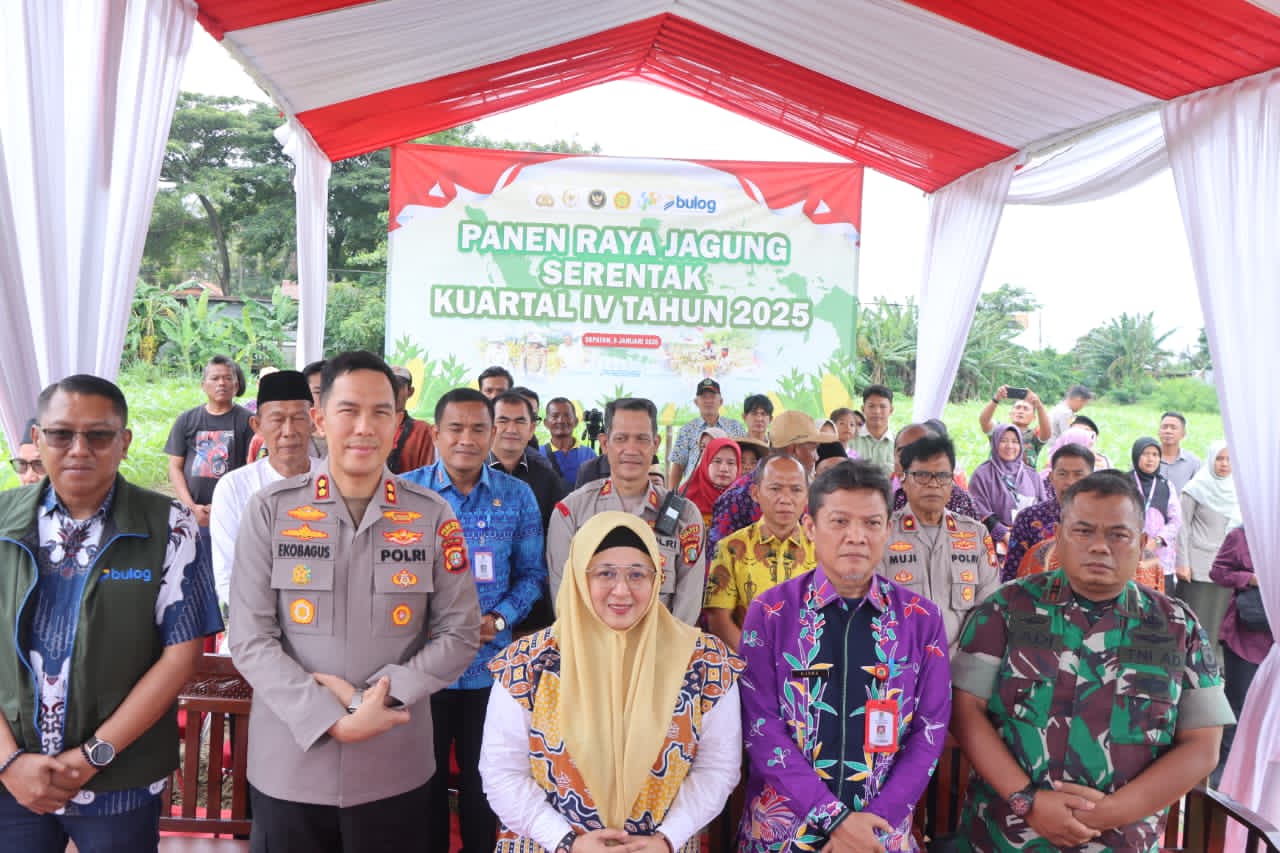 Polres Metro Tangerang Kota Dukung Swasembada Pangan Lewat Panen Raya Jagung Serentak Polri 2026