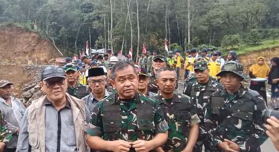 Kasad Resmikan Jembatan Bailey, Pulihkan Akses Jalan Lintas Nasional Takengon–Bireuen