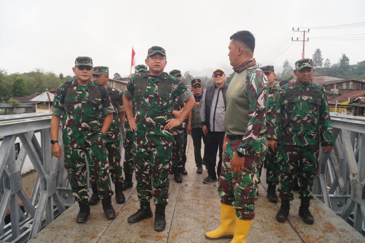 Kasad Resmikan Jembatan Bailey, Pulihkan Akses Jalan Lintas Nasional Takengon–Bireuen