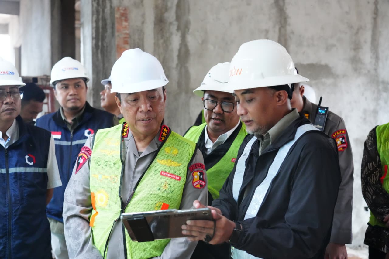 Wakapolri Tinjau Pembangunan SMA Kemala Taruna Bhayangkara, Progres Capai 43 Persen